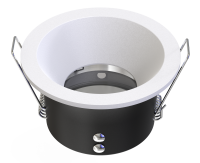 LEDlumi LLSPU01WS Einbaurahmen MR16 Spot GU10 Sockel IP44...