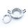 LEDlumi LLEBR01SI GU10 MR16 Spot Einbaurahmen Deckeneinbau rund schwenkbar silber