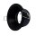 LEDlumi LLSPU01SW Einbaurahmen MR16 Spot GU10 Sockel IP44 rund konkav schwarz