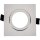 LEDlumi LLEBE02WS GU10 MR16 Spot Einbaurahmen Deckeneinbau eckig schwenkbar weiß