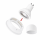 LEDlumi LLSPA01WS Aufbaugehäuse mit Einbaurahmen MR16 Spot GU10 Sockel IP44 rund konkav weiß