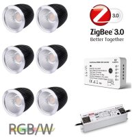 Gledopto Ledlumi Set - RGBW 6 Stück Spots LL52410...