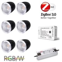 Gledopto Ledlumi Set - RGBW 6 Stück Spots LL52410...