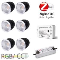 Gledopto Ledlumi Set - RGBCCT 6 Stück Spots LL62411...