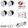 Gledopto Ledlumi Set - RGBCCT 4 Stück Spots LL62411 mit Meanwell Netzteil 60W