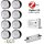 Gledopto Ledlumi Set - TunableWhite 8 Stück Spots flach LL32406-2065 mit Meanwell Netzteil 60W