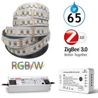 Gledopto Ledlumi Set - RGBW Stripe 5m IP65 mit Meanwell...