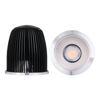 Gledopto Ledlumi Set - SingleColor 4 Stück Spots LL22408-2850R Spiegel mit Meanwell Netzteil 40W