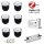 Gledopto Ledlumi Set - TunableWhite 6 Stück Spots LL32408-2060 mit Meanwell Netzteil 60W