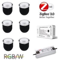 Gledopto Ledlumi Set - RGBW 6 Stück Spots LL52408...