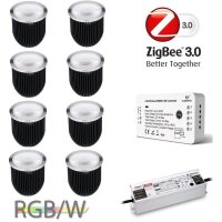 Gledopto Ledlumi Set - RGBW 8 Stück Spots LL52408...