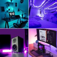 Gledopto Ledlumi Set - RGBW 8 Stück Spots LL52408 mit Meanwell Netzteil 100W