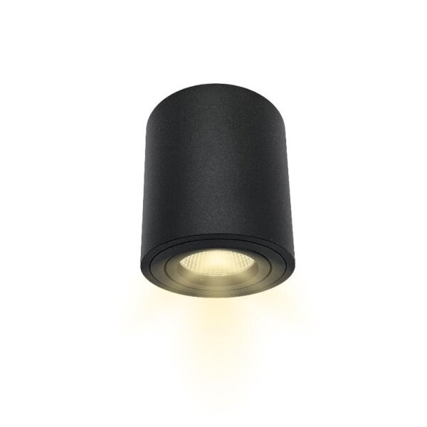 LEDlumi LLAP01SW Aufbaugehäuse schwenkbar MR16 Spot GU10 Sockel rund schwarz