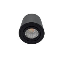 LEDlumi LLAP01SW Aufbaugehäuse schwenkbar MR16 Spot GU10 Sockel rund schwarz