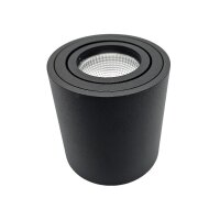 LEDlumi LLAP01SW Aufbaugehäuse schwenkbar MR16 Spot GU10 Sockel rund schwarz