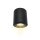 LEDlumi LLAP01SW Aufbaugehäuse schwenkbar MR16 Spot GU10 Sockel rund schwarz