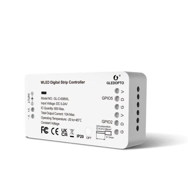 Gledopto WLED Controller Steuergerät Controller Dimmer / GL-C-008WL