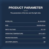 Gledopto LED TV Ambilight Nachrüstset Kit HDMI 3,0