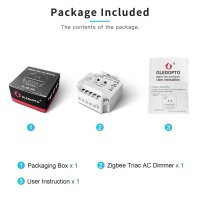 Gledopto Zigbee Triac AC Dimmer Schalter 2.4GHz 230V /...