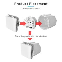 Gledopto Zigbee Triac AC Dimmer Schalter GL-SD-001 2.4GHz 230V