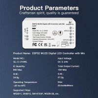 Gledopto ESP32 WLED Digital LED Controller mit Mikrofon / GL-C-010WL