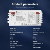 Gledopto LED Controller ZigBee 3.0 Pro+ 2 in 1 Steuergerät Dimmer LED Streifen RGB+CCT