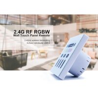 Gledopto 2.4GHz RF Wand-Touchpanel RGBW, 100-240V AC,...