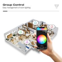 Gledopto GL-S-014P ZigBee Pro RGB+CCT MR16 GU5.3 5W LED Spotlight