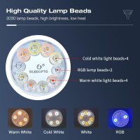 Gledopto GL-S-014P ZigBee Pro RGB+CCT MR16 GU5.3 5W LED Spotlight