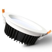 Gledopto GL-D-003P ZigBee Pro RGB+CCT 6W 114mm IP44 LED Einbaustrahler weiß