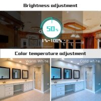 Gledopto GL-D-003P ZigBee Pro RGB+CCT 6W 114mm IP44 LED Einbaustrahler weiß