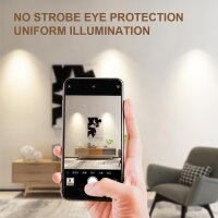 ZigBee Pro RGB+CCT 12W 113mm IP54 LED Einbaustrahler weiß Gledopto GL-D-007P