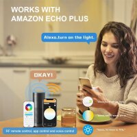 ZigBee Pro RGB+CCT 12W 113mm IP54 LED Einbaustrahler weiß Gledopto GL-D-007P