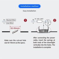 Gledopto ZigBee Pro Ultra-flaches RGB+CCT LED Downlight 6W CRI>90 Weiß - GL-D-013P