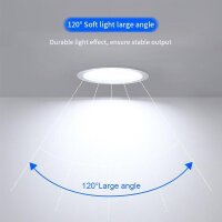 Gledopto ZigBee Pro Ultra-flaches RGB+CCT LED Downlight 6W CRI>90 Weiß - GL-D-013P