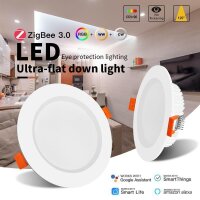 Gledopto ZigBee Pro Ultra-flaches RGB+CCT LED Downlight...