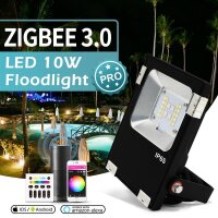Gledopto RGBCCT Fluter Strahler Gartenstrahler ZigBee 3.0 Pro Farbwechsel Farbtemperatur 10W IP65