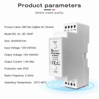 Gledopto GL-SD-003P ZigBee Pro DIN-Schienen AC Dimmer