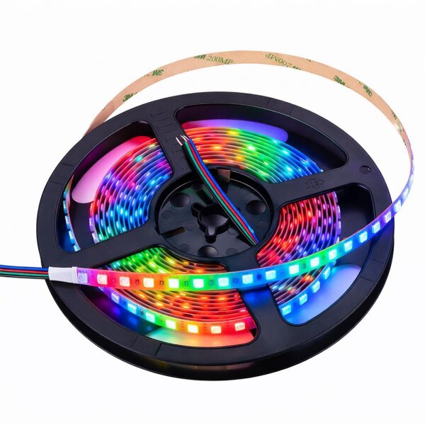 LEDlumi 24V RGB LED Flex Stripe 5m 5050 SMD 96 LEDs/m / 5050424-RGB