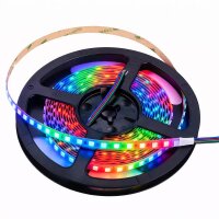 LEDlumi 24V RGB LED Flex Stripe 5m IP65 5050 SMD 96...