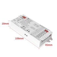 Gledopto LED Controller ZigBee 3.0 Pro+ 3 in 1, 12-48V,...