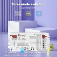 Gledopto LED Controller ZigBee 3.0 Pro+ 3 in 1, 12-48V, Max 15A Output RGB+CCT / GL-C-205P