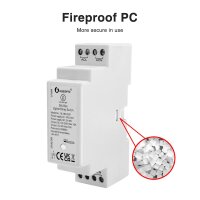 Gledopto ZigBee 3.0 DIN-Schienen Relais AC 100–240V | DC 24–48V | 16A / GL-DR-002P