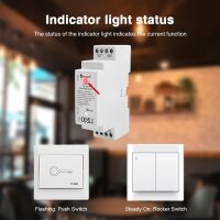 Gledopto ZigBee 3.0 DIN-Schienen Relais AC 100–240V | DC 24–48V | 16A / GL-DR-002P