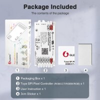 Gledopto LED Controller Tuya ZigBee 3.0 SPI Pixel | RGB/RGBW/RGBCCT | 15A / GL-SPI-206P