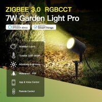 Gledopto RGBCCT Strahler Spot Gartenstrahler ZigBee 3.0...