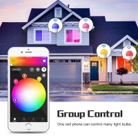 Gledopto LED E27 Leuchtmittel ZigBee 3.0 Pro RGBCCT...