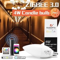 Gledopto LED E14 Leuchtmittel ZigBee 3.0 Pro RGBCCT...