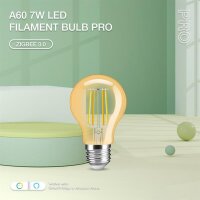 Gledopto A60 E27 Leuchtmittel ZigBee3.0 Pro Serie CCT...