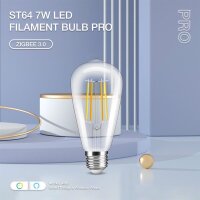 Gledopto ST64 E27 Leuchtmittel ZigBee3.0 Pro Serie CCT...